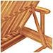 Lettini Prendisole  2 pcs con Cuscini e Tavolo Beige Legno Massello di Acacia, Lettino Prendisole Pieghevole  con Ruote e Cuscino Beige Legno Massello di Acacia - Foto miniatura 8