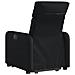 Poltrona Alzapersona Reclinabile Elettrica Nera in Similpelle - Foto miniatura 4
