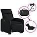 Poltrona Alzapersona Reclinabile Elettrica Nera in Similpelle - Foto miniatura 5