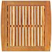 Tavolo laterale da giardino  Marrone 45x45x50 cm in legno massello di acacia - Foto miniatura 8