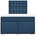 Giroletto a Molle con Materasso Blu 120x190 cm in Tessuto - Foto miniatura 4