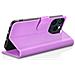Custodia A Portafoglio Per Iphone 15 Pro Max Con Supporto E Linguetta Magnetica, Viola - Foto miniatura 3