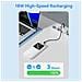 Powerbank, ventiliacija, FHKW0, 10000 mAh, mikro USB, USB-C, 2xUSB-A, Bianco - Foto miniatura 6