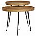 Tavolini da Salotto 2 pz Oro in Legno Multistrato - Foto miniatura 2