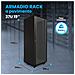 Armadio per montaggio su rack 37U 600x1000 Nero in piedi - Foto miniatura 16