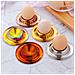 Set Di 4 Portauova In Acciaio Inossidabile - Perfetti Per La Colazione - Foto miniatura 4