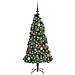 Albero di Natale artificiale preilluminato con set di palline - Foto miniatura 3