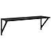 Scaffali da parete 2 pcs Rovere Nero 80 x 25 x 25,5 cm - Foto miniatura 5