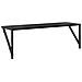 Scaffali da parete 2 pcs Rovere Nero 80 x 25 x 25,5 cm - Foto miniatura 8