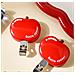 Apribottiglie A Forma Di Mela Con Clip Di Chiusura - Gadget Multifunzionale 2-in-1 Red - Foto miniatura 5