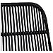 Sgabello da bar 2 pcs Nero 44 x 54 x 96 cm Rattan e acciaio - Foto miniatura 7