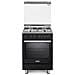 PEMA 64 LSG cucina Elettrico Gas Nero - Foto miniatura 1