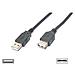 Prolunga Usb 2.0 1.8mt Nera - Foto miniatura 1
