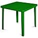 Tavolo in polipropilene colore verde cm 80x80xH 72 - Foto miniatura 2