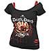 5Fdp - Assassin - Licensed Band 2In1 Red Ripped Black (T-Shirt Donna Tg. M)  - Foto miniatura 1