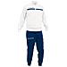 Tuta One Full Zip - Completo Di Giacca A Manica Lunga E Pantalone Di Colore Bianco / blu Taglia M - Foto miniatura 1