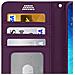 Custodia Galaxy A20e Portafoglio Supporto Video Cover Soft Touch - Viola - Foto miniatura 4
