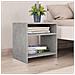 Comodini 2 pz Grigio Cemento 40x30x40 cm in Legno Multistrato - Foto miniatura 3
