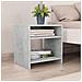 Comodini 2 pz Grigio Cemento 40x30x40 cm in Legno Multistrato - Foto miniatura 1