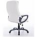 Sedia Ufficio XXL Bern in Similpelle - Poltrona Studio Regolabile - Sedia Imbottita con Alto Schienale - Poltrona Direzionale con Portata Max 150KG Bianco - Foto miniatura 4