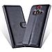 Custodia Compatibile Con Htc Butterfly 2 In Nero Carbone - Coperchio Protettiva Con Chiusura Magnetica, Funzione Stand E Tasca Per Le Carte - Foto miniatura 2