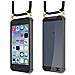 Cadorabo Catena Di Telefoni Cellulari Compatibile Con Apple Iphone 5 / 5s / Se In Nero - Coperchio Protettivo In Silicone Con Anelli D'oro, Cinturino In Corda E Custodia Staccabile - Foto miniatura 2