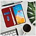 Custodia Huawei P40 Pro Portafoglio Supporto Video Cover Soft Touch Rosso - Foto miniatura 5