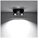 Plafoniera Rotonda In Alluminio Per Cucina E Soggiorno Ollux Orbis 2 Sl. 0054, Moderna Lampada Da Soffitto Loft 1 Pezzo - Foto miniatura 14