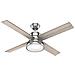 Ventilatore Da Soffitto Loki, In Nichel, 132 Cm, Con Luce - Foto miniatura 3