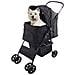 Passeggino Per Cani Anda Nero 46x81,5x98 Cm - Foto miniatura 2
