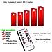 Led Candele Batteria Candele Rosse H (5.5 6 6.5 7 8) D 2.2 Telecomando Decorazione Regalo Partito - Foto miniatura 3