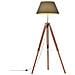Lampada a Treppiede Marrone e Nero in Legno di Teak 141 cm - Foto miniatura 8