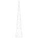 Cono Di Luce Led Decorativo Acrilico Bianco Caldo 90 Cm - Foto miniatura 4