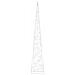 Cono Di Luce Led Decorativo Acrilico Bianco Caldo 90 Cm - Foto miniatura 8