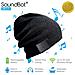 Cappello Con Cuffie Bluetooth E Microfono Nero - Foto miniatura 2