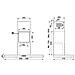 Cappa Decorativa 90cm 66db 700m3/h Acciaio Inossidabile - 6850896 - Foto miniatura 2