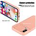 Custodia Compatibile Con Apple Iphone X / Xs In Rosa Opaco - Coperchio Protettivo In Silicone Tpu Flessibile E Con Protezione Per La Fotocamera - Foto miniatura 4