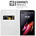 Custodia Compatibile Con Lg X Screen In Classy Argento - Coperchio Protettiva Con Chiusura Magnetica, Funzione Stand E Tasca Per Le Carte - Foto miniatura 5