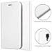Custodia Compatibile Con Lg X Screen In Classy Argento - Coperchio Protettiva Con Chiusura Magnetica, Funzione Stand E Tasca Per Le Carte - Foto miniatura 7