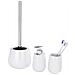 Contenitore Spazzola Malta White + Scopino Wc, Wenko - Foto miniatura 3