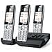 COMFORT 500A Trio Telefono analogico /DECT Identificatore di chiamata Nero, Argento - Foto miniatura 7