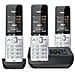 COMFORT 500A Trio Telefono analogico /DECT Identificatore di chiamata Nero, Argento - Foto miniatura 15