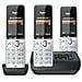 COMFORT 500A Trio Telefono analogico /DECT Identificatore di chiamata Nero, Argento - Foto miniatura 17