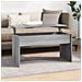 Tavolino Grigio Sonoma 101x50,5x52,5 Cm In Legno Multistrato - Foto miniatura 1
