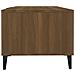 Tavolino Da Caffè Rovere Marrone 102x50x40 Cm Legno Multistrato - Foto miniatura 6