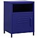 Comodino Blu Marino 35x35x51 Cm In Acciaio - Foto miniatura 2