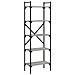 Libreria Grigio Sonoma 5 Ripiani 56x31,5x174 Cm Multistrato - Foto miniatura 2