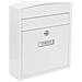 Compact E5731 Cassetta Postale Individuale In Acciaio, Cassetta Della Posta Da Esterno, Dimensione S (din A5), Facile Da Montare, Bianco - Foto miniatura 1