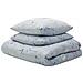 Set Copripiumino In Cotone Satinato A Fiori Azzurro Chiaro 240 X 220 Cm Evergreen - Foto miniatura 5
