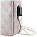 Borsello Da Viaggio Con Usb Modello Stripe 4g, Rosa - Foto miniatura 7